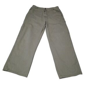 Plugg CO. Cargo Pants Men's Size 36x32 Khaki Pockets Straight Y2K Utility Used